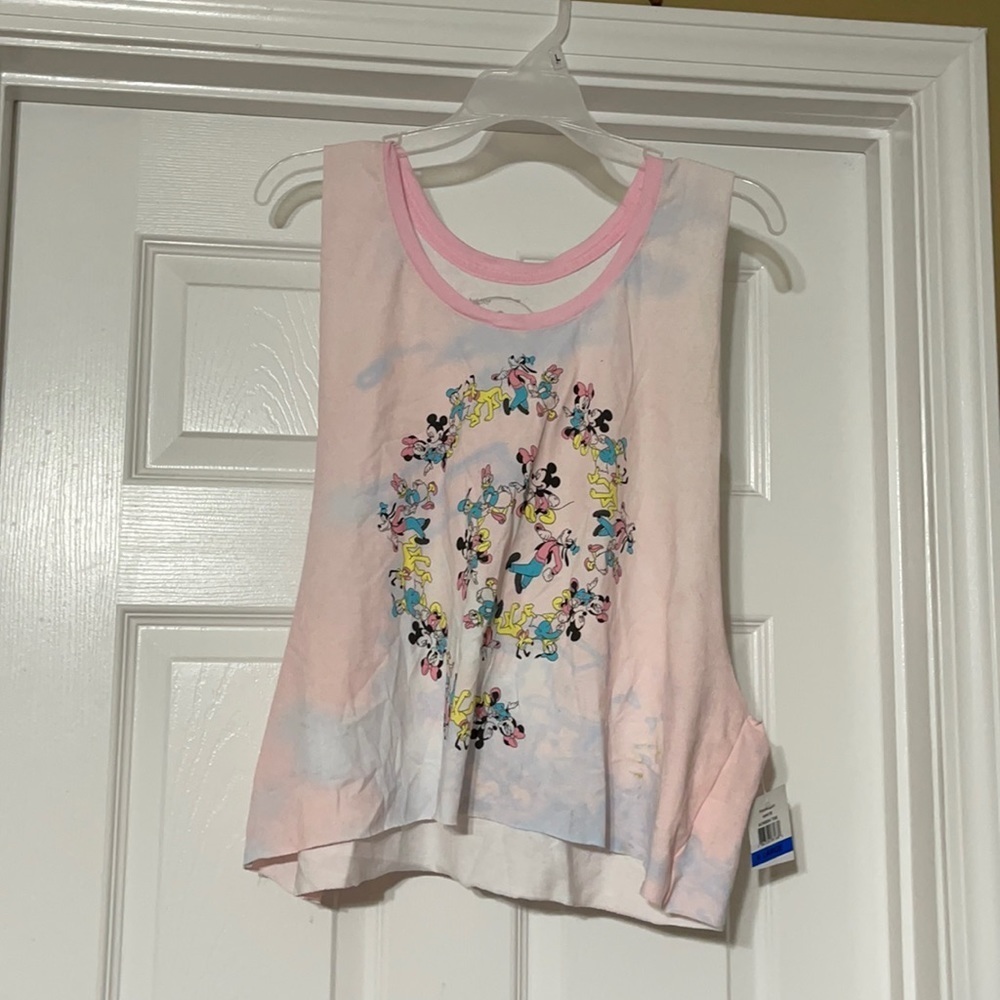 NWT Disney muscle crop top XL